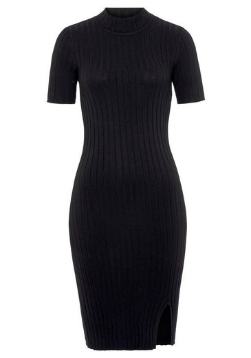 AJC Strickkleid mit feinem Stehkragen und modischem Schlitz mehr Günstiger Verkauf