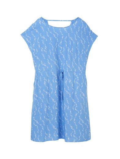TOM TAILOR DENIM Druckkleid im Midi-Look und mit Eingrifftaschen mehr Jubiläumsangebot