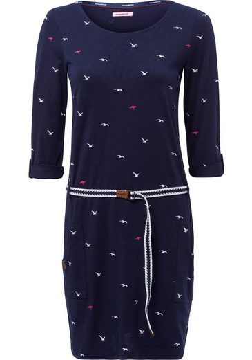 KANGAROOS Jerseykleid (Set, mit abnehmbarem Gürtel) im sommerlichen Print mehr Räumungsverkauf