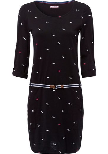 KANGAROOS Jerseykleid (Set, mit abnehmbarem Gürtel) im sommerlichen Print mehr Räumungsverkauf