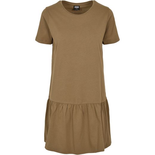 URBAN CLASSICS Shirtkleid Urban Classics Damen Ladies Valance Tee Dress 1-tlg mehr Kostenlose Rückgabe