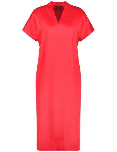 TAIFUN Minikleid Fließendes Midikleid mit V-Ausschnitt mehr Online