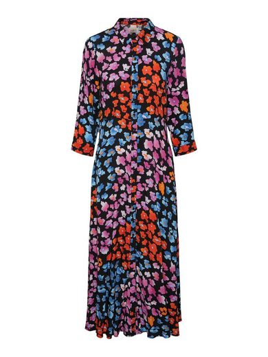 Y.A.S Hemdblusenkleid YASSAVANNA LONG SHIRT DRESS mit 3/4 Ärmel mehr Hotsell