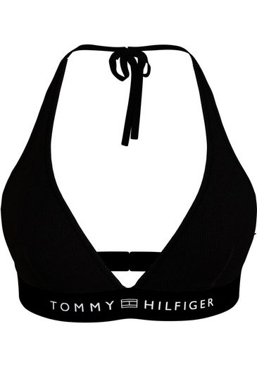 TOMMY HILFIGER SWIMWEAR Triangel-Bikini-Top TRIANGLE FIXED RP mit Logoschriftzug mehr Limitierter Zeitrabatt