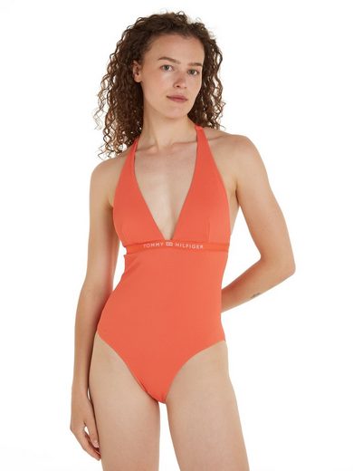 TOMMY HILFIGER SWIMWEAR Badeanzug HALTER ONE PIECE RP (EXT SIZES) in großen Größen mehr Sonderangebot