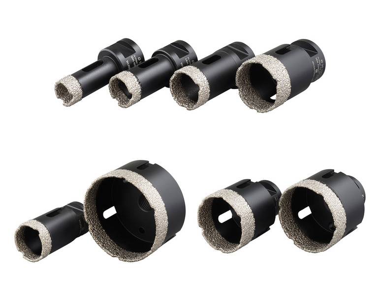 PARKSIDE PERFORMANCE® Diamant-Bohrkronen »PDBK 3 A1«, mit D46 Körnung PARKSIDE PERFORMANCE® Diamant-Bohrkronen »PDBK 3 A1«, mit D46 Körnung