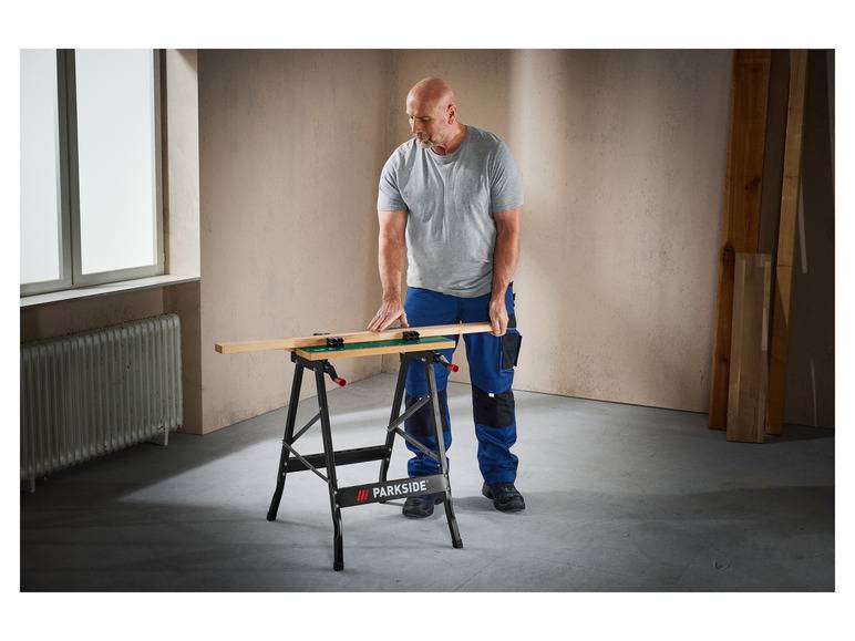 PARKSIDE® Werk- und Spanntisch, 150 kg, zusammenklappbar Blitzverkäufe