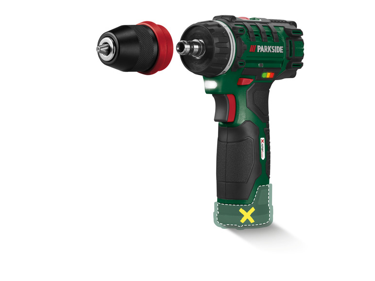 PARKSIDE® 12 V Akku-Bohrschrauber »PBSA 12 E4«, ohne Akku und Ladegerät Angebote
