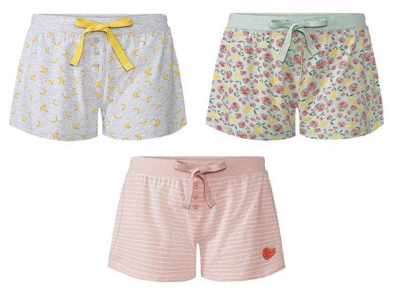 esmara® Damen Schlafhose, kurz, mit Zierknopfleiste Schlussverkauf