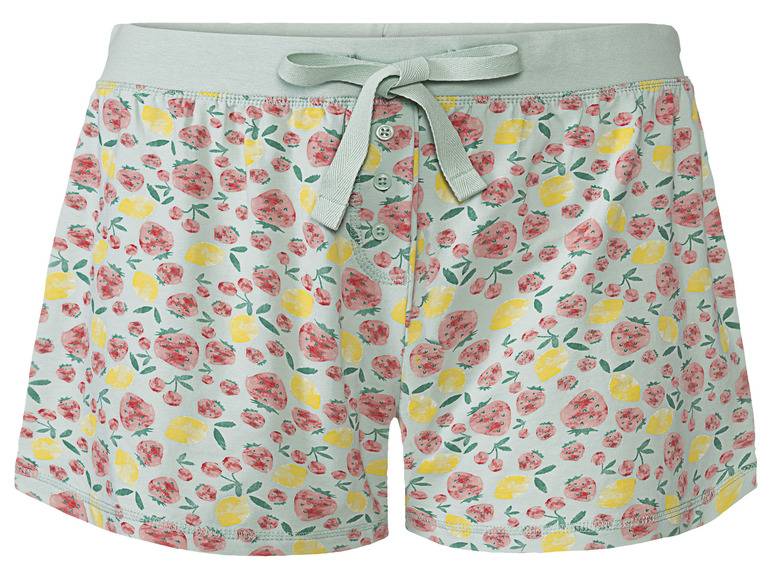esmara® Damen Schlafhose, kurz, mit Zierknopfleiste Schlussverkauf