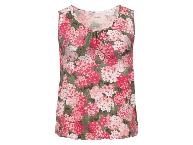 esmara® Damen Top, leger geschnitten, mit Gummizug am Saum