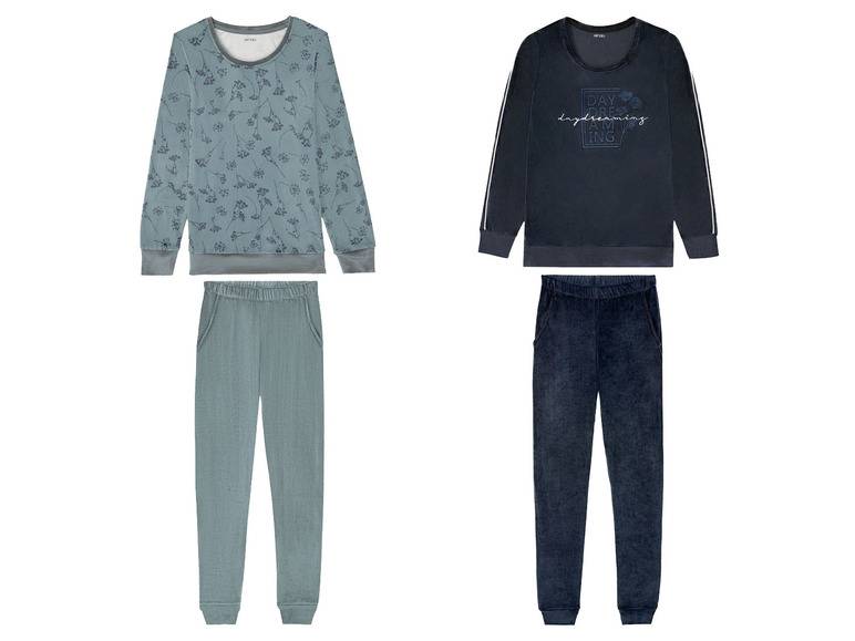 esmara® Damen Pyjama, aus kuschelig weicher Nicki-Qualität Fabrikverkauf