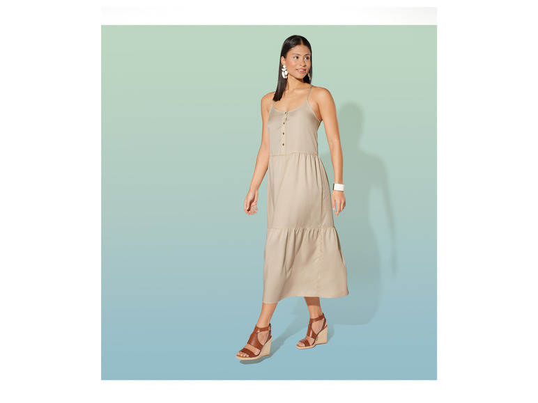 esmara® Damen Midikleid, mit Knopfleiste Outlet