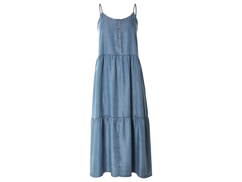 esmara® Damen Midikleid, mit Knopfleiste Outlet