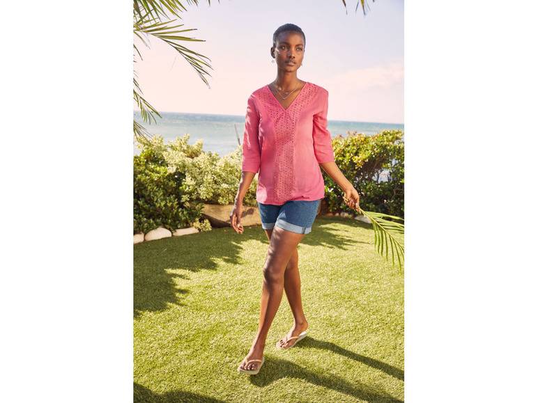 esmara® Damen Jeansshorts, mit Krempeloptik am Beinabschluss Fabrikverkauf