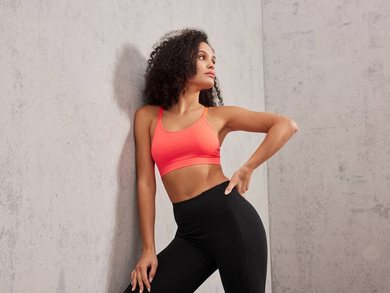 CRIVIT Damen Sport Bustier, Medium Level, seamless Großer Ausverkauf