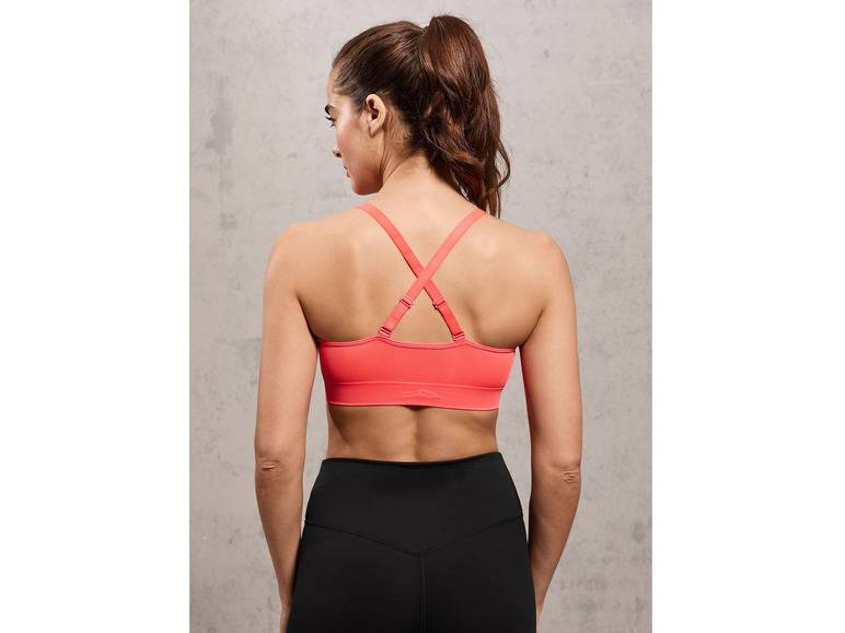 CRIVIT Damen Sport Bustier, Medium Level, seamless Großer Ausverkauf