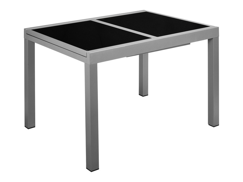 LIVARNO home Alu-Gartentisch »Houston«, ausziehbar, grau