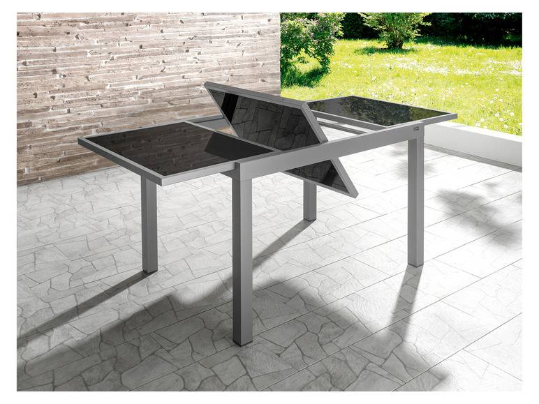 LIVARNO home Alu-Gartentisch »Houston«, ausziehbar, grau Schlussverkauf