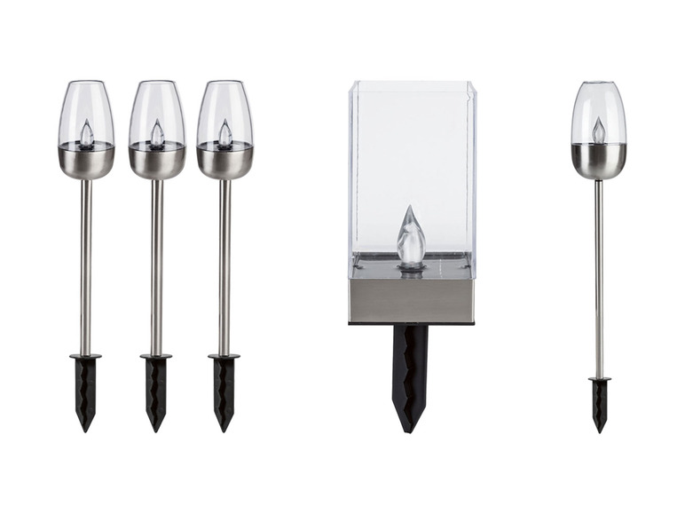 LIVARNO home Solar Fackel, LED, mit realistischem Flackereffekt Auslauf
