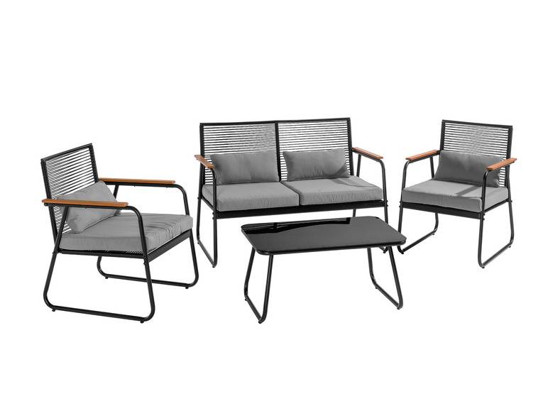 LIVARNO home Garten Loungeset, 4-teilig Auslauf