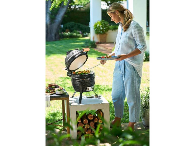 GRILLMEISTER Holzkohle Keramikgrill, Ø 26,5 cm Angebote