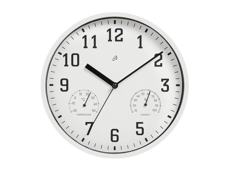 AURIOL® Wanduhr mit Thermo- und Hygrometer Günstiger Verkauf