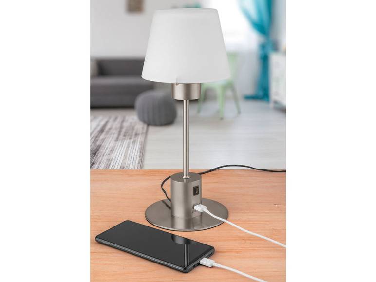 LIVARNO home LED-Tischleuchte, USB-Anschluss zum Aufladen Blitzverkäufe