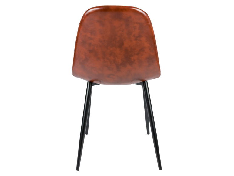 LIVARNO home Stuhl »San Diego«, braunes Kunstleder, 2 Stück im Angebot