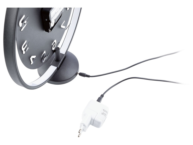 AURIOL® Tischuhr, mit LED-Leuchtring Hotsell