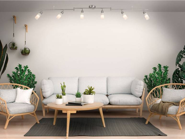 LIVARNO home LED-Deckenleuchte, schwenkbare Arme, 6 LEDs Günstiger Verkauf