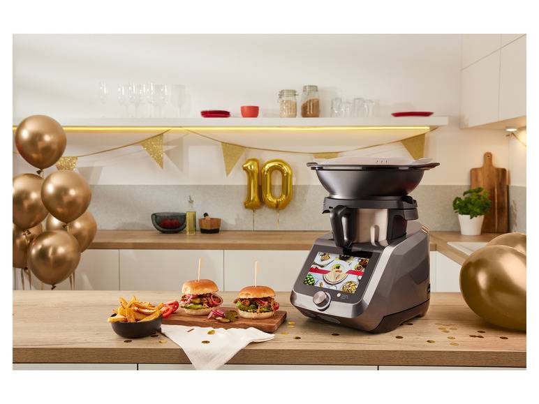 SILVERCREST® KITCHEN TOOLS Monsieur Cuisine Smart SKMS 1200 B1 Titanium Outlet