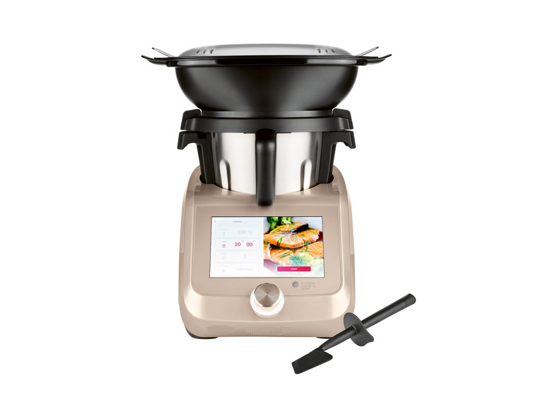 SILVERCREST® KITCHEN TOOLS Monsieur Cuisine Smart SKMS 1200 B1 Champagner Auslauf