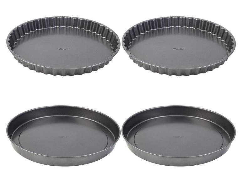 LIVARNO home Quiche- und Obstkuchenformen \ Pizza-Backbleche, 2 Stück Outlet