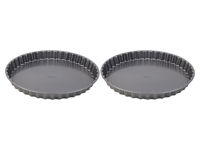 LIVARNO home Quiche- und Obstkuchenformen \ Pizza-Backbleche, 2 Stück Outlet