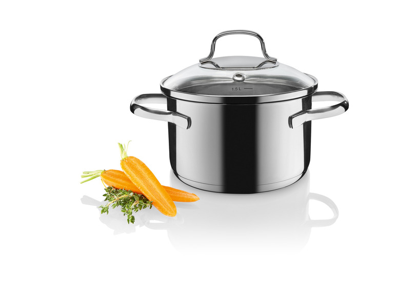 ERNESTO® Edelstahl-Topf, mit Deckel, Ø 16 cm im Angebot