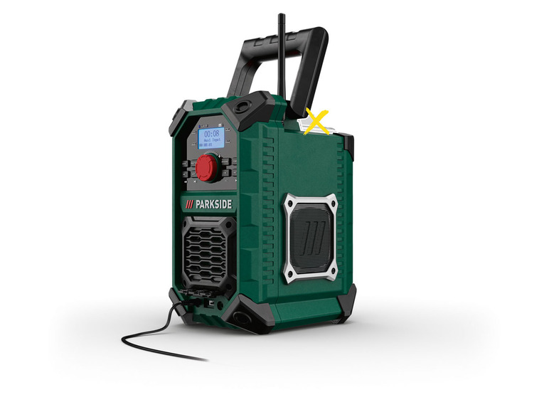 PARKSIDE® Akku-Baustellenradio »PBRA 20-Li B2« 20 V / 12 V oder Netzbetrieb, ohne Akku und Ladegerät Online