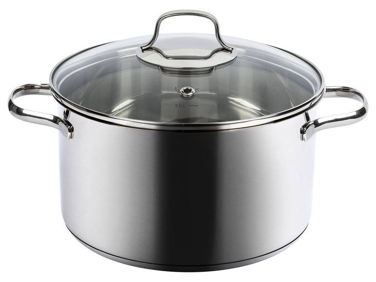 ERNESTO® Edelstahl-Topf, mit Deckel, Ø 24 cm im Angebot