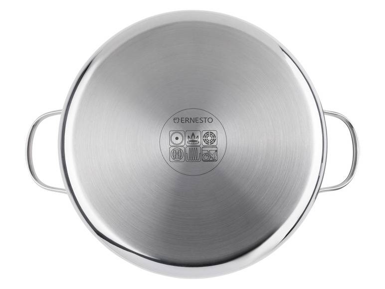 ERNESTO® Edelstahl-Topf, mit Deckel, Ø 24 cm im Angebot