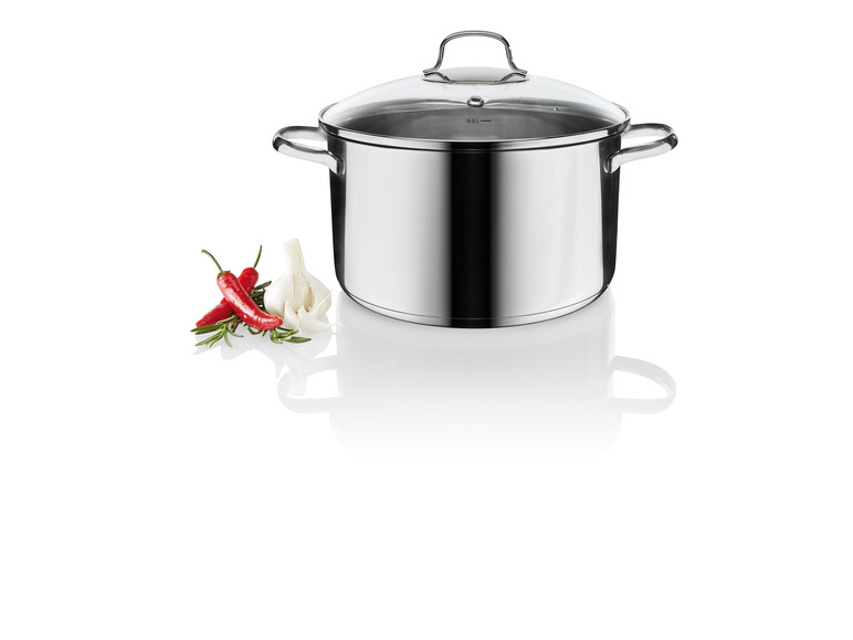 ERNESTO® Edelstahl-Topf, mit Deckel, Ø 24 cm im Angebot