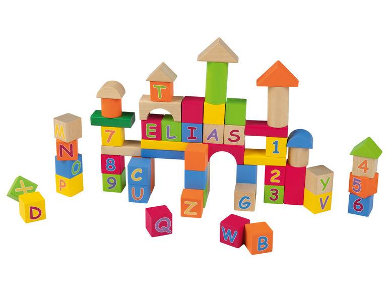 Playtive Bausteinset, aus Holz Schlussverkauf