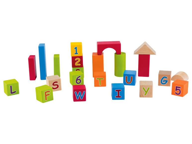 Playtive Bausteinset, aus Holz Schlussverkauf