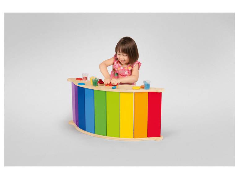 Playtive Holz Balancewippe, in Regenbogenfarben Outlet