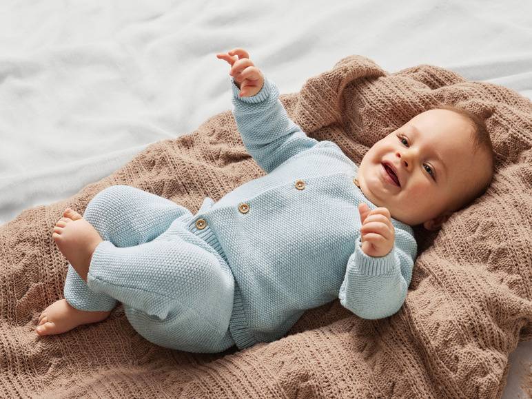 lupilu® Baby Strickjacke aus reiner Bio-Baumwolle Online