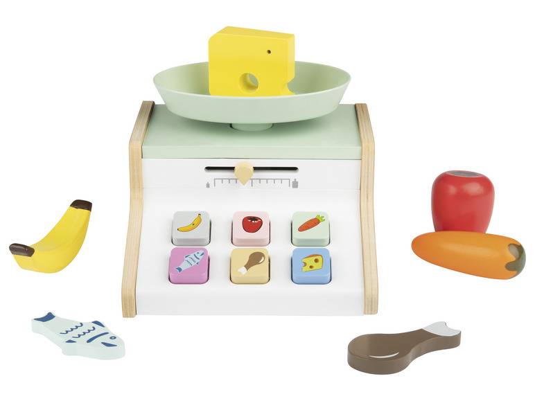Playtive Kaufmannsladenzubehör, aus Echtholz Auslauf