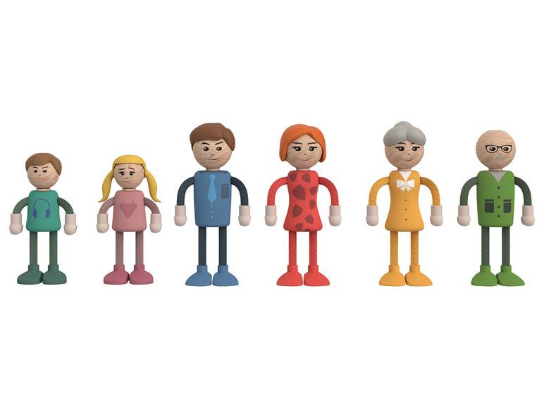 Playtive Holz Miniaturmöbel- und Puppen-Set, Modell 2022 Verkauf