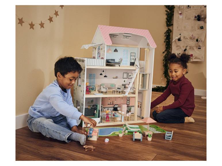 Playtive Puppenhaus-Möbel / Biegepuppen, aus Echtholz und robustem Kunststoff Angebote