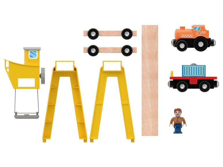 Playtive Eisenbahn Erweiterungs-Set, mit Buchenholz Verkauf