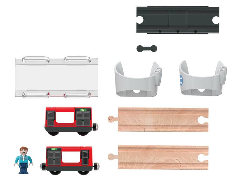 Playtive Eisenbahn Erweiterungs-Set, mit Buchenholz Verkauf