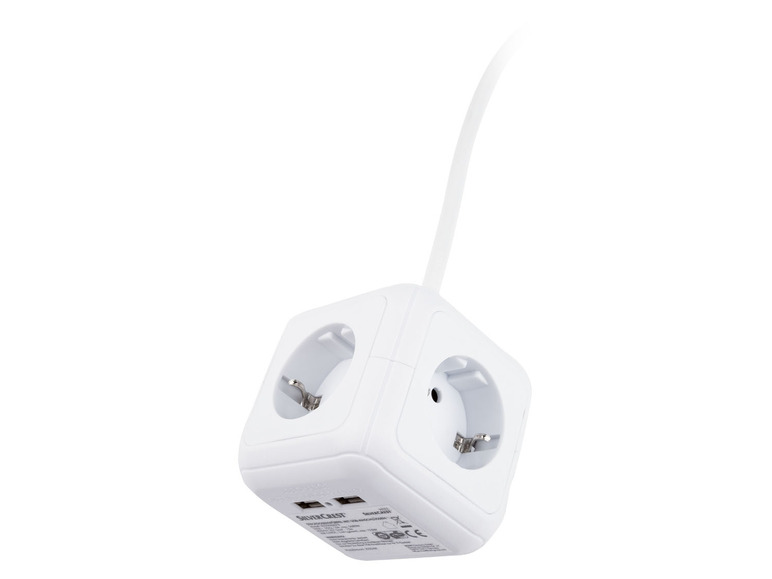 SILVERCREST® Steckdosenwürfel mit USB-Ports Schlussverkauf